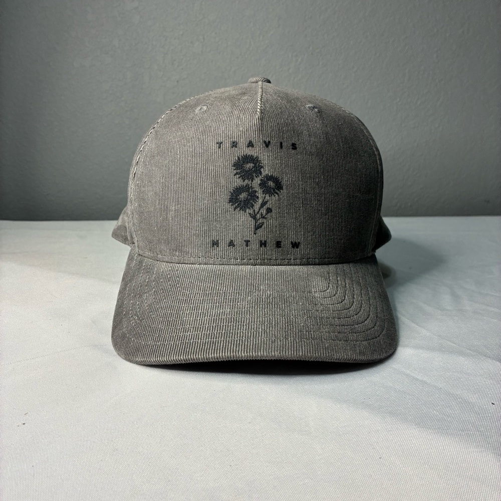 Travis Mathew Charcoal Floral Hat